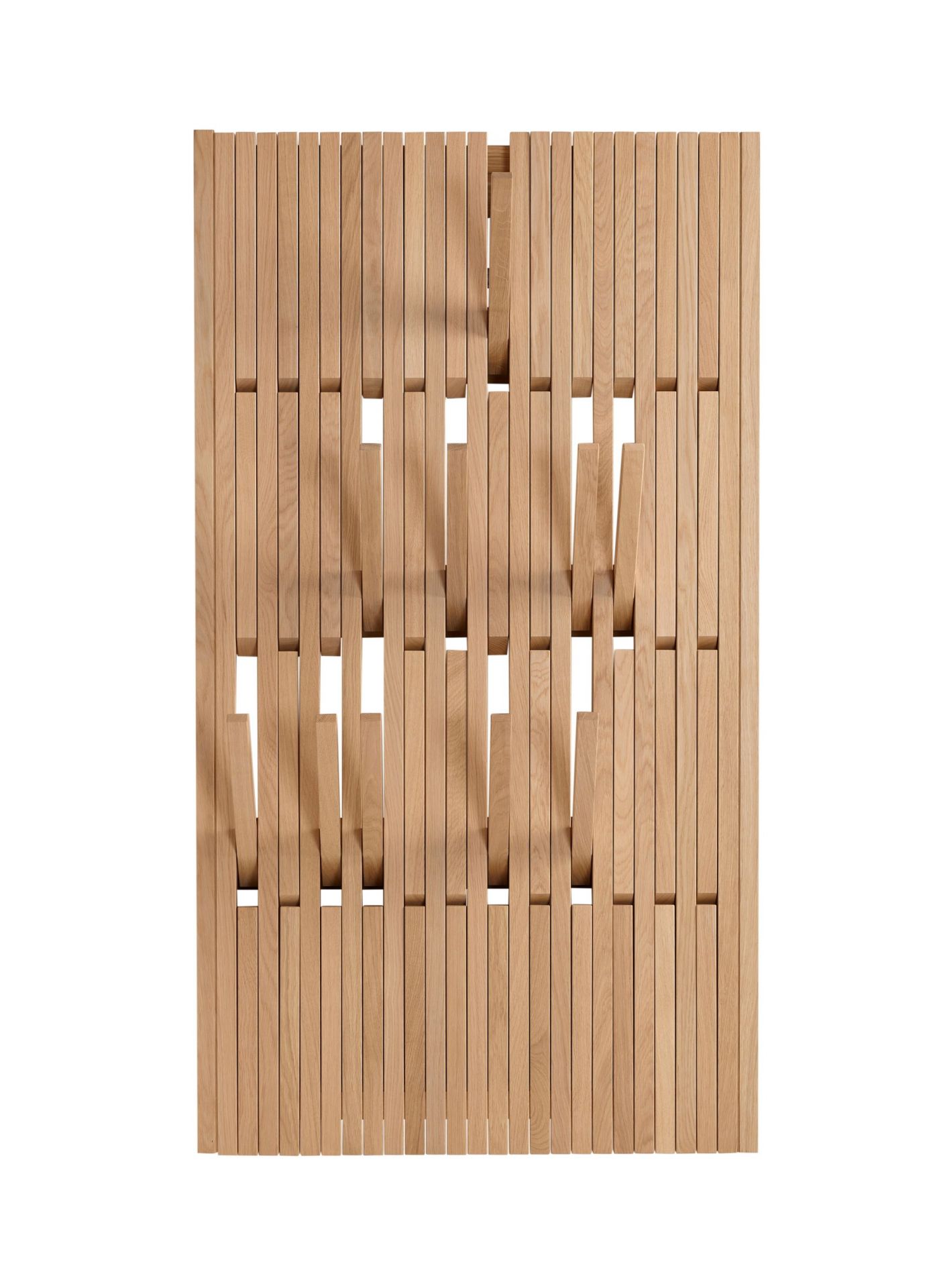 Piano Wandgarderobe groß Eiche Natur geölt PER/USE